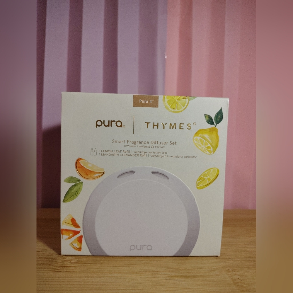 Thymes x Pura 4 - Smart Home Fragrance Diffuser Kit - Mandarin Coriander & Lemon - Picture 4 of 11
